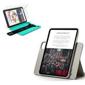 iPad Pro 11 (2025) Bundle Shift Magnetic Case & Armorite  Paper-Feel Protection - Titanium