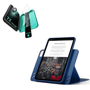 iPad Pro 11 (2025) Bundle Shift Magnetic Case & Armorite  Protection - Navy Blue