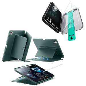 iPad Pro 11  (2025) Flip Magnetic Protection Bundle - Green