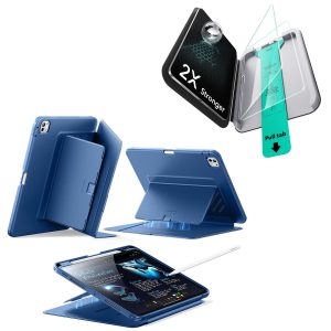 iPad Pro 11  (2025) Flip Magnetic Protection Bundle - Navy Blue