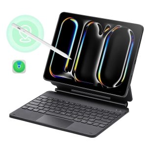 iPad Pro 11 (2025) Rebound Magnetic Keyboard Case 360 Pencil Bundle - US Layout-Black