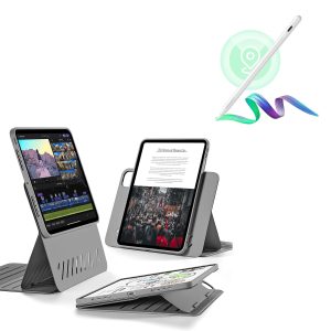 iPad Pro 11?? (2024) Shift Magnetic Case with Pencil Bundle- Gray