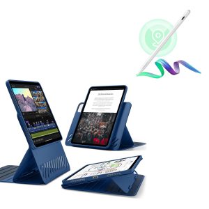 iPad Pro 11?? (2024) Shift Magnetic Case with Pencil Bundle - Navy Blue