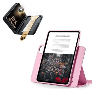 iPad Pro 11 (M5) 2025 Bundle Shift Magnetic Case & Armorite Pro Screen Protector With UltraFit Tray - Pink