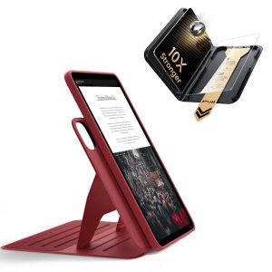 iPad Pro 11 (M5) 2025 Bundle Shift Magnetic Case & Armorite Pro Screen Protector With UltraFit Tray - Red
