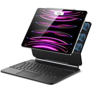 iPad Pro 12.9?? (2022) Rebound Magnetic Keyboard Case - US Layout-Black