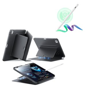iPad Pro 13?? (2024) Flip Magnetic Case with Pencil Bundle - Black