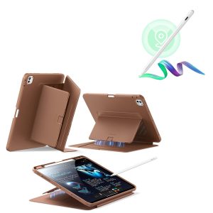 iPad Pro 13?? (2024) Flip Magnetic Case with Pencil Bundle - Brown