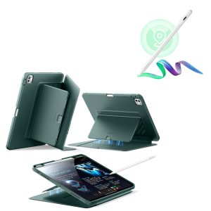 iPad Pro 13?? (2024) Flip Magnetic Case with Pencil Bundle - Green
