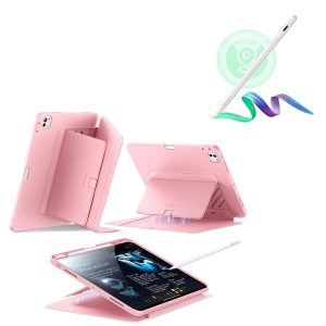 iPad Pro 13?? (2024) Flip Magnetic Case with Pencil Bundle - Pink