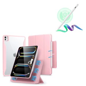 iPad Pro 13  (2024) Rebound Hybrid Case 360 with Digital Pencil Bundle - Pink