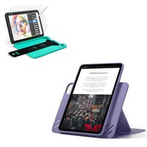 iPad Pro 13 (2025) Bundle Shift Magnetic Case & Armorite  Paper-Feel Protection - Purple
