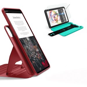 iPad Pro 13 (2025) Bundle Shift Magnetic Case & Armorite  Paper-Feel Protection - Red