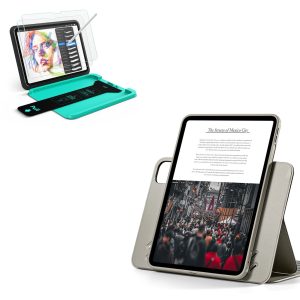 iPad Pro 13 (2025) Bundle Shift Magnetic Case & Armorite  Paper-Feel Protection - Titanium