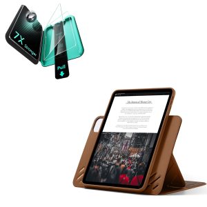 iPad Pro 13 (2025) Bundle Shift Magnetic Case & Armorite  Protection - Brown