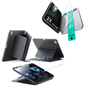 iPad Pro 13  (2025) Flip Magnetic Protection Bundle - Black