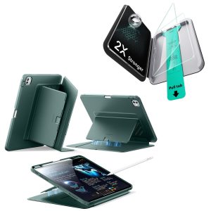 iPad Pro 13  (2025) Flip Magnetic Protection Bundle - Green