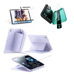 iPad Pro 13  (2025) Flip Transformation Bundle - Purple