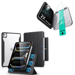 iPad Pro 13  (2025) Rebound Case and Screen Protector Bundle - Black