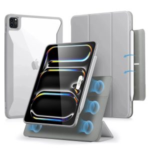 iPad Pro 13  (2024) Rebound Hybrid Case 360 - Grey
