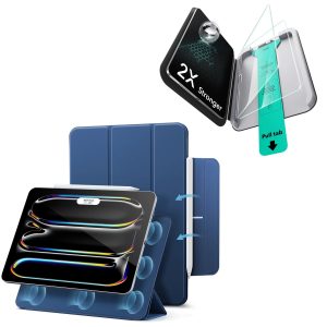 iPad Pro 13  (2025) Rebound Protection Bundle- Navy Blue
