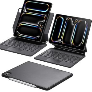 iPad Pro 13?? (2025) Rebound Magnetic Keyboard Case 360 - US Layout-Black