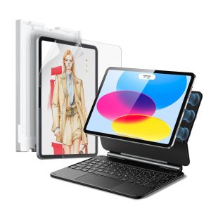 iPad 11 (A16. 2025) Rebound Magnetic Keyboard Case Paper-Feel Bundle - US Layout-Black