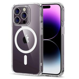 iPhone 14 Pro Classic Hybrid Case (HaloLock) - Clear