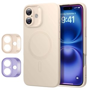 iPhone 16 Plus Cloud Soft Case (HaloLock) - Light Tan