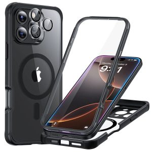 iPhone 16 Pro Max Armor Tough Case (HaloLock) - Clear Black