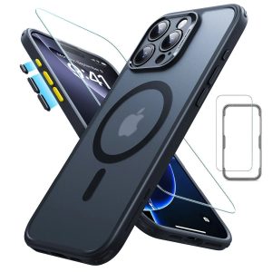 iPhone 16 Pro Max Classic Pro Case (HaloLock) Set - Frosted Black