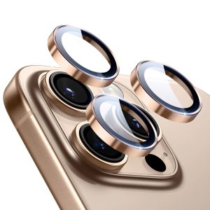 iPhone 16 Pro Max/Pro Armorite Camera Lens Protectors - Desert Titanium