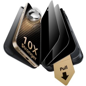 iPhone 16 Pro Max UltraFit Armorite   Pro Privacy Screen Protector - 3 Pack