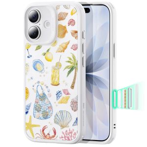 iPhone 17 Classic Hybrid Magnetic Case (Camera Control) - Coastal Summer