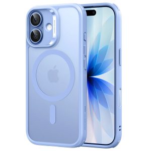 iPhone 17 Classic Hybrid Magnetic Case (Camera Control) - Frosted Light Blue