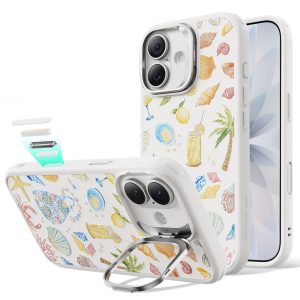 iPhone 17 Classic Hybrid Magnetic Case (Camera Control. Stash Stand) - Coastal Summer