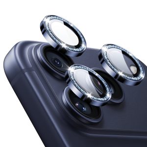 iPhone 17 Pro Max/17 Pro Armorite Camera Lens Protector - Blue Shimmer