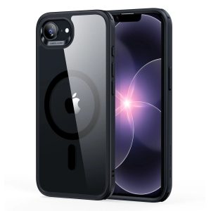 iPhone 17e Classic Hybrid Magnetic Case - Clear Black