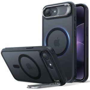 iPhone 17e Classic Hybrid Magnetic Case (Stash Stand) - Frosted Black