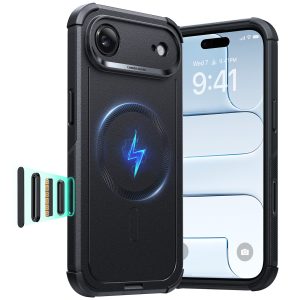 iPhone Air Cyber Tough Magnetic Case (Camera Control) - Black