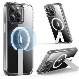 iPhone 15 Pro Boost Flickstand Case (HaloLock) - Clear
