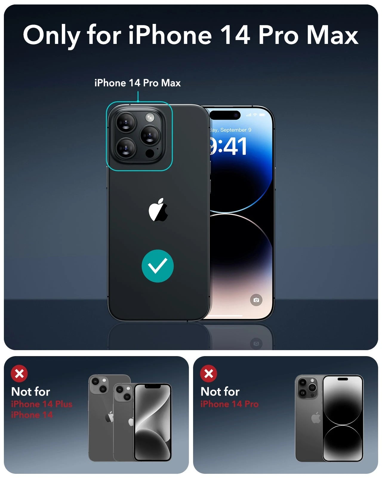iPhone 14 Pro Max UltraFit Armorite Privacy Screen Protector - 3 Pack - Image 10