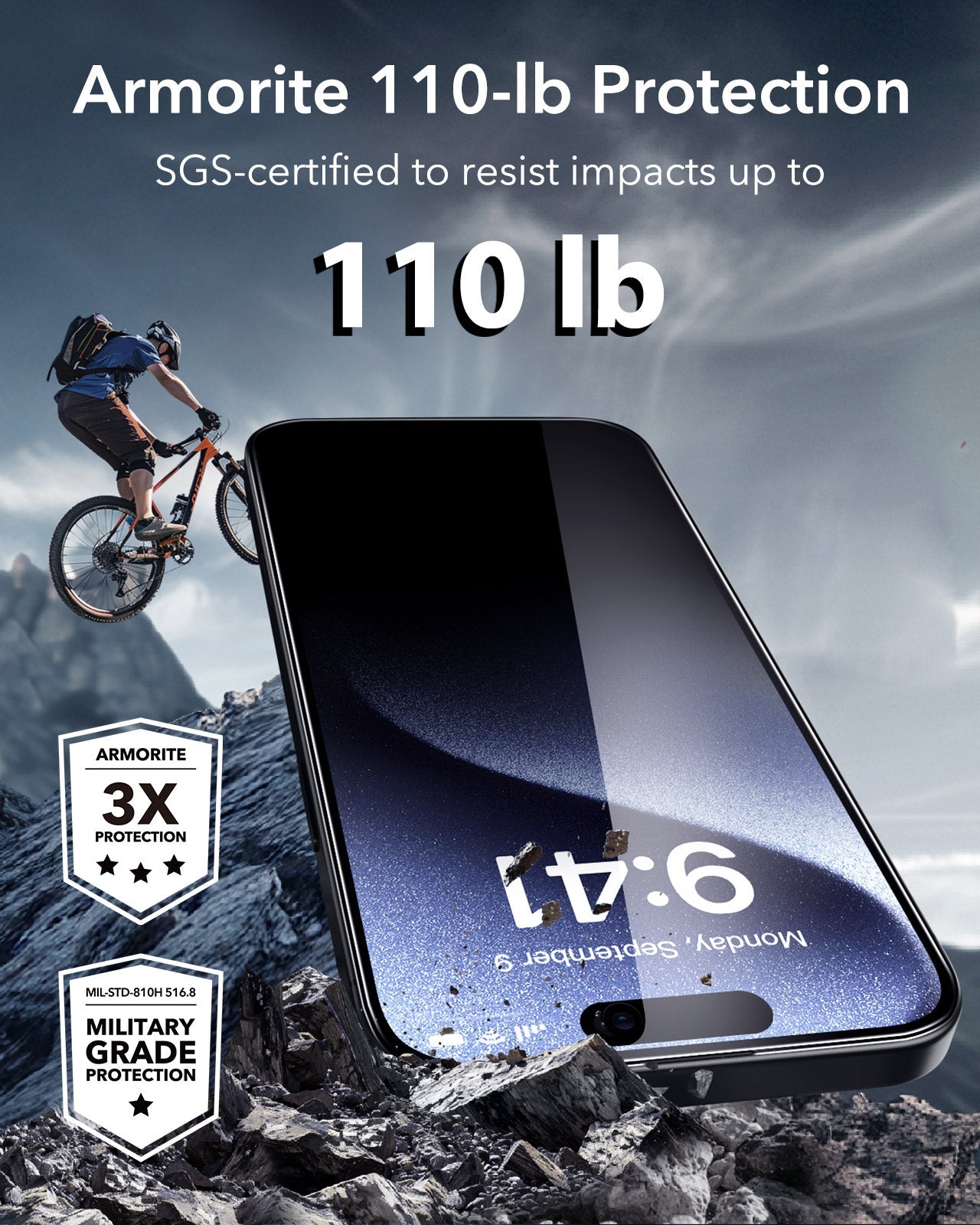 iPhone 15 Pro Max UltraFit Armorite Privacy Screen Protector - 3 Pack - Image 6
