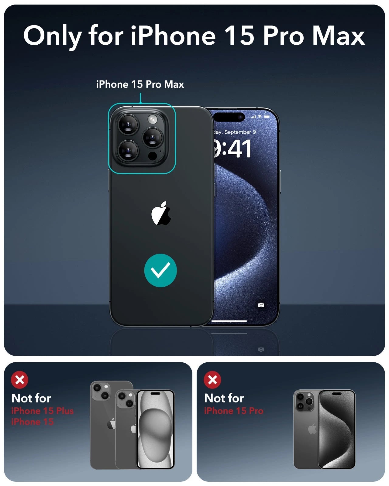 iPhone 15 Pro Max UltraFit Armorite Privacy Screen Protector - 3 Pack - Image 10