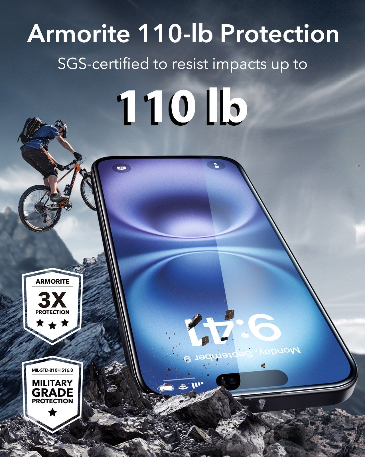 iPhone 16 Plus Classic Hybrid Magnetic Case Protection Bundle (Camera Control. Stash Stand) - Clear - Image 14