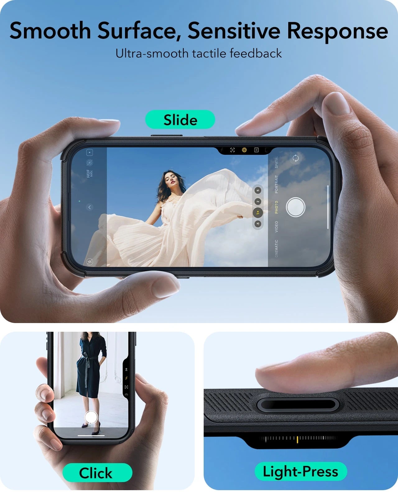 iPhone 16 Plus Cyber Tough Magnetic Case (Camera Control. Stash Stand) - Black - Image 4