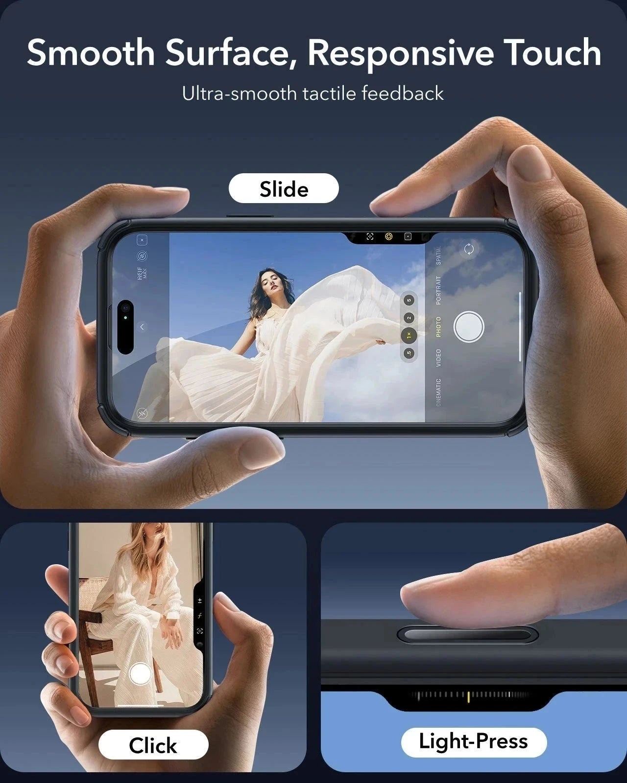 iPhone 16 Pro Max Armor Tough Magnetic Case (Camera Control. Stash Stand) - Clear Black - Image 4
