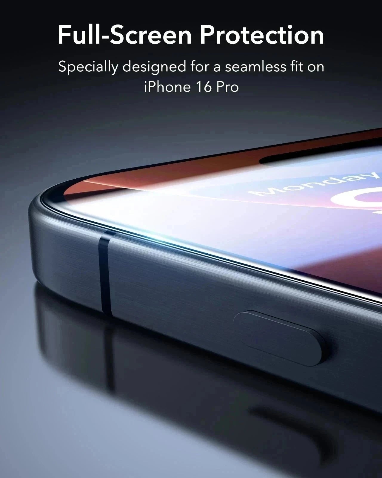 iPhone 16 Pro Max Classic Hybrid Magnetic Case (Camera Control) & Screen Protection Bundle - Clear - Image 13