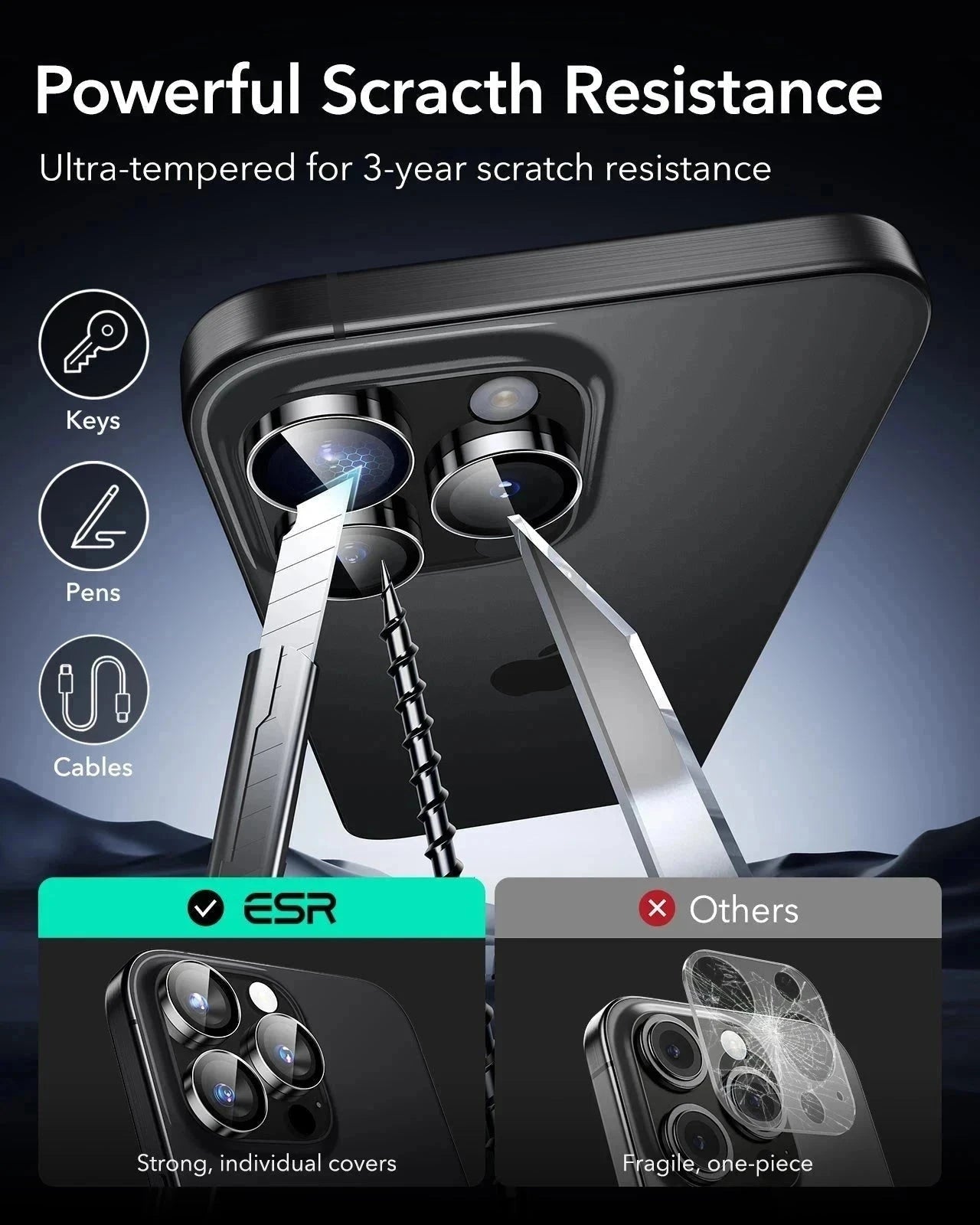 iPhone 16 Pro Max Cyber Tough Magnetic Case Privacy Protection Bundle (Camera Control. Stash Stand) - Black - Image 20