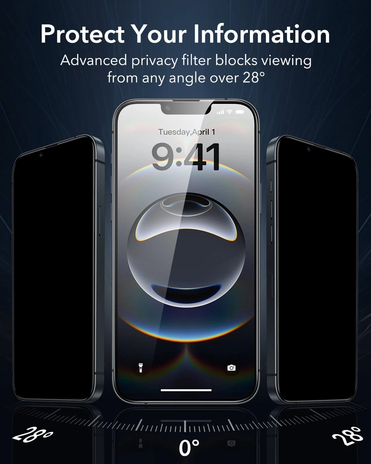 iPhone 16e HaloLock Classic Hybrid Case Privacy Protection Bundle - Frosted Black - Image 11